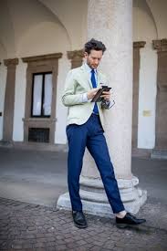 In some instances (but i'd be very careful with this lest you get pulled over by the fashion police), you can wear taupe or camel shoes, or maybe brown shoes if your blouse and accessories allow. Beige Blazer With Blue Dress Pants Outfits For Men 97 Ideas Outfits Lookastic