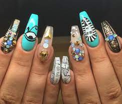 Egyptian Designs Egyptian Nails Elegant Touch Nails Summer Gel Nails
