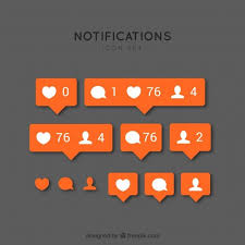 Download Instagram Notification Icons For Free Design Freebie Vector Free Instagram