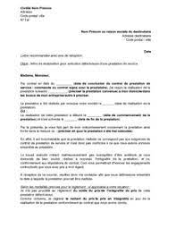 > adresser une réclamation en cas de licenciement irrégulier. Exemple Gratuit De Lettre Reclamation Execution Defectueuse Une Prestation Demande Refaire Travail