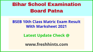 The bihar school education board (bseb), patna released the result of the class 10 or madhyamik exam on april 5.the candidates who appeared in the exam can check the result through the website — bsebonline.org, biharboard.online. Cihrbh7bn4jzhm