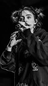 Black And White Billie Eilish Logo Black White Blackwhite Notitle Black Blackwhite Notitle White In 2020 Billie Billie Eilish Singer