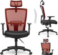 Hot mfavour ergonomic office chair mesh chair Clearance Yaheetech High Back  Mesh Office Chair with Multi adjustable Headrest Black
