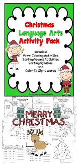 Christmas Language Arts And Reading Classroom Activities Christmas Language Arts Language Art Activities Reading Classroom
