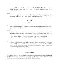 Contoh Surat Perjanjian Kerja Kontrak In 2020