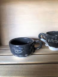Grande Tasse A Chocolat En Ceramique Faite A La Main Noel Tasse Style Ethnique Poterie Artisanale Tasse A Cafe Tableware Glassware Mugs