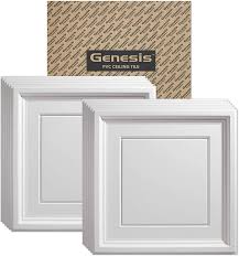We did not find results for: Amazon Com Genesis 2ft X 2ft White Icon Coffer Ceiling Tiles Easy Drop In Installation Waterproof Washable And Fire Rated High Grade Pvc To Prevent Breakage Package Of 12 Tiles Home