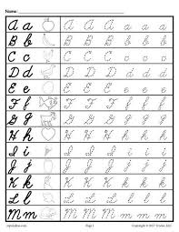 Free Cursive Uppercase And Lowercase Letter Tracing