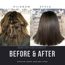 Most hair salons promote certain hair loss treatment brands. Keratin Treatment Niles No More Frizz Or Unmanageable Hair