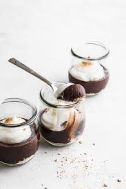 Healthy Chocolate S Mores Cups Peanut Butter Plus Chocolate Recipe Healthy Chocolate Chocolate Mousse Cups Desserts
