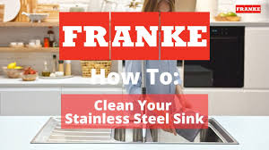 how to clean your stainless steel sink