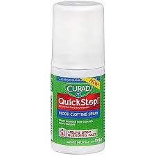 4 Pack Curad Quick Stop Blood Clotting Powder Spray 1 69 Oz Walmart Com Walmart Com