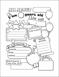 It will be so much fun to look back at the end of the year and see how much their answers change. Best All About Printable Template Printablee Worksheet Book Free Preschool Alphabet Me Logical Reasoning For 2nd Grade First Money Word Problems 1 Challenging Math Graders Tens And Ones Calamityjanetheshow
