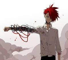 1900s manga | release year missing: Robotic Arm Male Cyborg Anime Anime Character Design