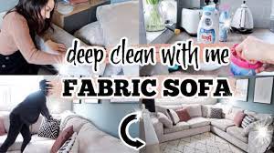 Go over the entire sofa with a stiff. How To Clean A Fabric Sofa Sofa Cleaning Routine 2020 Youtube