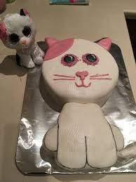 Beanie Boo Muffin Cat Birthday Cake Birthday Cake For Cat Muffin Cat Beanie Boo Party