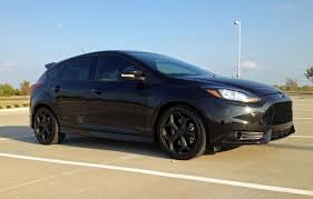 Another Plastidipped St Tuxedo Black Black Dip Hot Rods Cars Muscle Ford Focus St Ford Focus