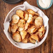 Add enough ice water to cover. Air Fryer Potato Chips Recipe Air Fryer Potato Chips Air Fryer Recipes Easy Air Fryer Recipes Healthy
