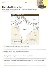 Chapter 4 Ancient India Map Worksheets Ancient India Map Social Studies Worksheets
