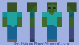 Player, zombie, skeleton, wither skeleton, creeper, and dragon. Plastic Zombie Minecraft Skin