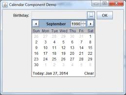 How To Use Jdatepicker To Display Calendar Component