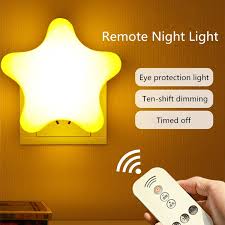 Night Light Remote Control Bedside Eye Light Plug In Night Light Cute Night Lights Led Night Light