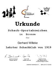 Gestalte mit diesen vorlagen kostenlose urkunden zum ausdrucken. Musterurkunde Deutscher Schachbund Schach In Deutschland