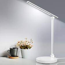 BEYONDOP LED Desk Lamp, Dimmable Desk Light Touch Control with 5 Lighting &  5 Brightness Level,