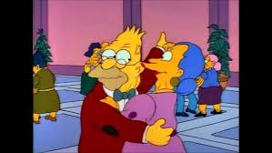 Simpson 02x17 Abe y Beatrice