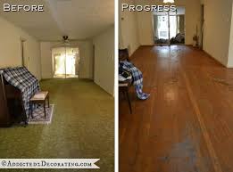 Goodbye Green Carpet Hello Original Hardwood Floors Addicted 2 Decorating