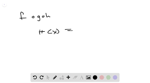 Check spelling or type a new query. Solved Express The Function In The Form F Circ G
