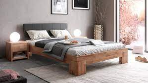 Massives designer bett japan style 180x200 cm holz bett buche. Bett Neo Futonbett In Eiche Massiv Geolt 140x200 Cm