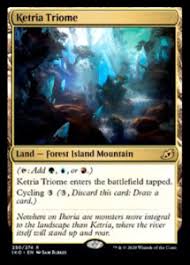 Red land, black land takes place 5,000 years ago. Ikoria Triome Lands Will Change The Mtg Landscape Forever Dot Esports
