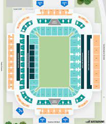 The box seat 901 is the value model of the box seat stadium seating range; Suncorp Stadium Seating Map Lang Park Austadiums