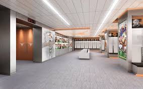 These oversized athletic graphics will make a huge impression in your locker room or other athletic facilities. University Of Texas Football Unveils Sleek Design For Longhorn Locker Room Sports Venue Business Svb