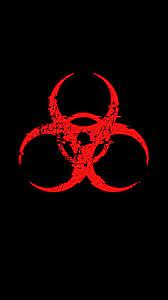 Biohazard Symbol Iphone Wallpaper Biohazard Symbol Glitch Wallpaper Phone Wallpaper Design