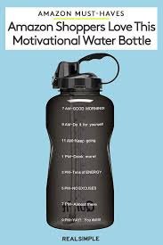 Shoppers Love This Motivational Water Bottle With Time Marks Motivational Water Bottle Bottle Water Bottle