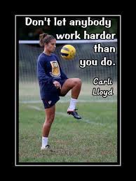 Carli Lloyd 2 Time Gold Medalist Soccer Photo By Arleyartemporium Inspirational Soccer Quotes Soccer Motivation Soccer Inspiration