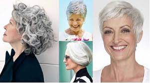 Grey Hairstyles For Seniors Short Grey Hair Short Hair Color Grey Hair Color