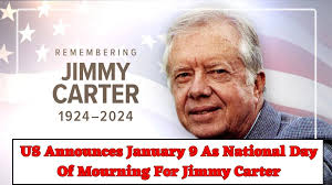 Mail and other federal offices closed today during "Day of Mourning" for  Jimmy Carter