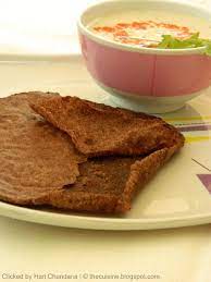 Ragi Roti Traditional Finger Millet Flat Bread Step By Step Recipe Indian Cuisine Roti Cooking Recipes