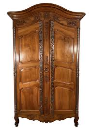 Pm411b_125 petite armoire 2 portes 2 tiroirs inès en merisier massif de style louis philippe. Petite Armoire De Mariage En Noyer Arles 18e Siecle N 88393