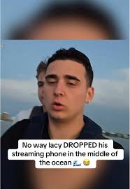 Lacy Drops His Phone in Ocean
