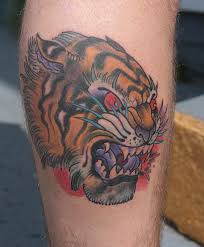 Tiger Head Tattoo Picture Last Sparrow Tattoo Tiger Head Tattoo Tiger Tattoo Images Traditional Tattoo