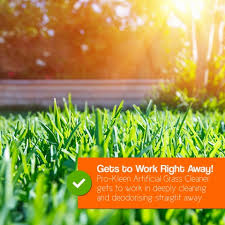 Artificial grass and natural grass clean pet solutions provide pet friendly cleaning products artificial grass cleaner clean solutions for your pets clean pet solutions is dedicated to providing healthy, pet friendly cleaning products to help ensure your pet is raised in a healthy, loving environment. Pro Kleen Artificial Grass Cleaner Deeply Cleans Deodorises Pet Smells Pro Kleen