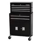 Standard-Duty 26 inch W 6-Drawer Tool Storage Chest and Rolling Cabinet Combo in Glo    C-296BF16 Husky