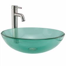 Best bathroom tempered glass sink handcraft counter top boat. Green Glass Round Vessel Sink Glass Bowl Sink Sink Glass Bathroom Sink