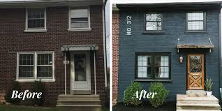 Large luxury house with orange exterior and white trims. Should I Paint My Brick House Brick Stone Veneer Concrete Pavers Batchelder Collins Norfolk Williamsburg