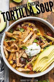 Slow Cooker Chicken Tortilla Soup Recipe Budget Bytes Recipe Slow Cooker Chicken Tortilla Soup Slow Cooker Chicken Chicken Tortilla Soup