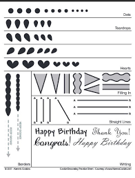 Practice shell borders around a cake. 28 Best Pipping Practise Sheet Ideas Practice Sheet Cake Decorating Techniques Cake Decorating Tips